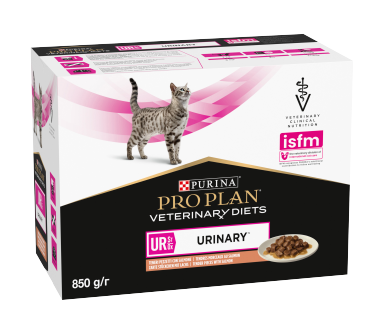 PURINA ProPlan Veterinary Diet UR Urinary Łosoś 10x85g