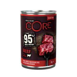 Wellness Core 95% Single Protein Karma Mokra Wołowina Brokuł 400g