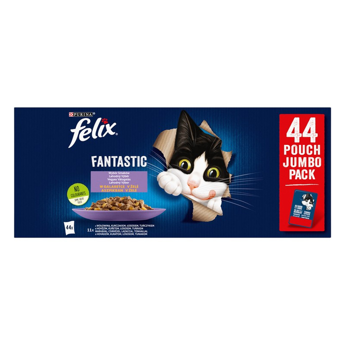 Felix Fantastic Wybór Smaków w galaretce 44x85g