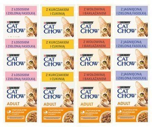 Purina Cat Chow ADULT Mix Smaków 12x85g