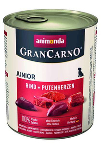 Animonda GranCarno Junior Wołowina i serca 800g