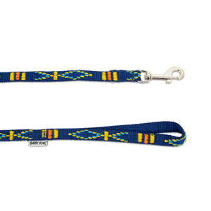 Barry King Smycz granatowa wzór etniczny taśma polipropylenowa 20mm/120cm