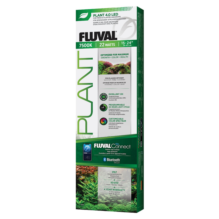 Fluval Plant 4.0 LED Oświetlenie do akwarium 22W 38,4-63 cm bluetooth
