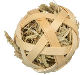 Trixie Piłka bambusowa z sianem dla gryzoni 5cm