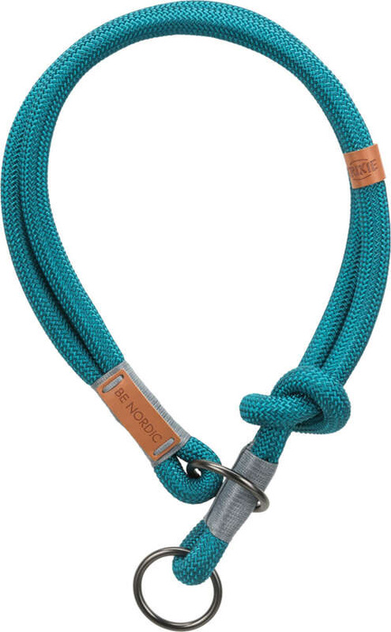Obroża zaciskowa Be Nordic M: 45cm/8mm petrol/jasny petrol/jasnoszary