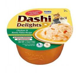 Inaba Cat Dashi Delights kurczak i wiórki ryby bonito 70g