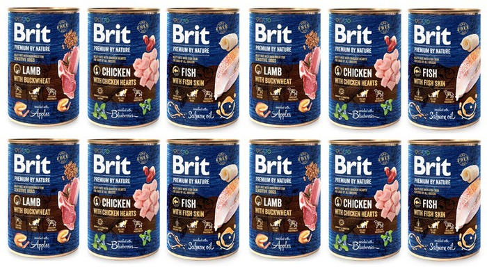 Brit Premium by Nature MIX 24x400g