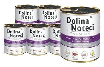 Dolina Noteci Premium Bogata w Królika z Żurawiną 6x800g