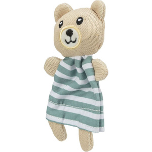 Trixie Miś w ubranku Szmaciana zabawka dla kota z kocimiętką 12 cm