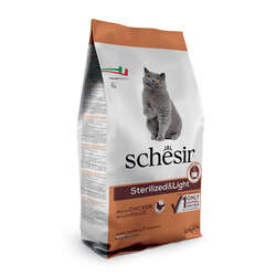 Schesir Suchy Kot Sterilized & Light Kurczak 10kg