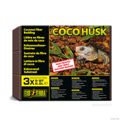 ExoTerra Coco Husk podłoże kokosowe do terrarium 3x8,8l