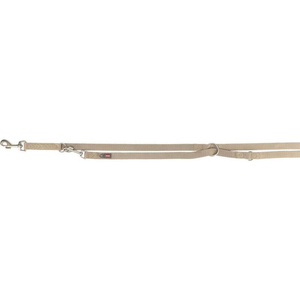 Trixie Smycz regulowana Premium taśma piaskowa M-L: 2,00m/20mm