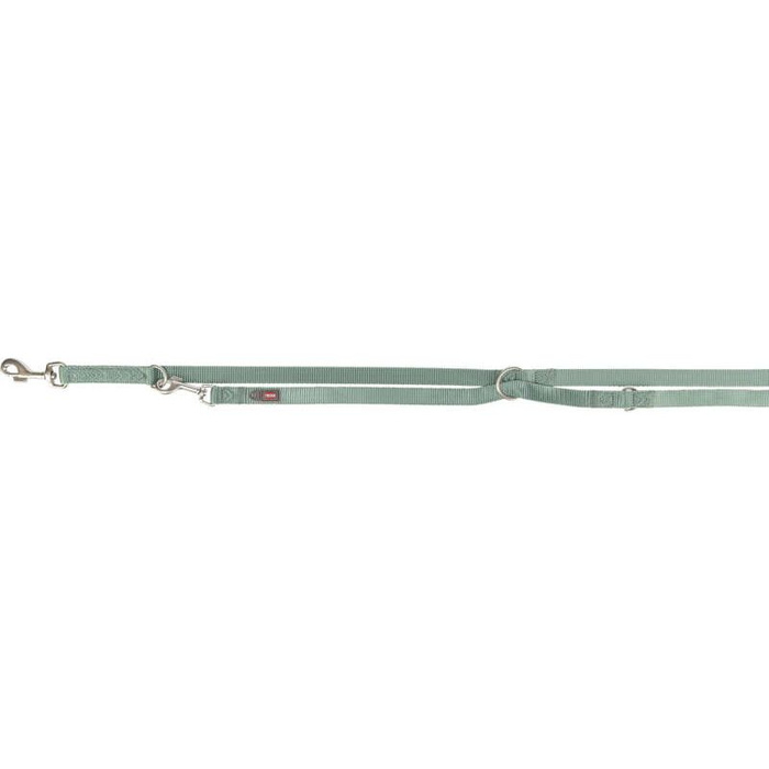 Trixie Smycz regulowana Premium taśma szałwia M-L: 2,00m/20mm
