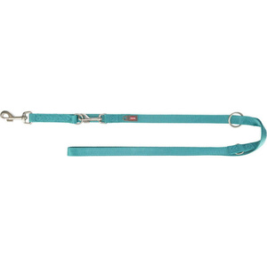Trixie Smycz regulowana Premium taśma aqua L-XL: 2,00m/25mm