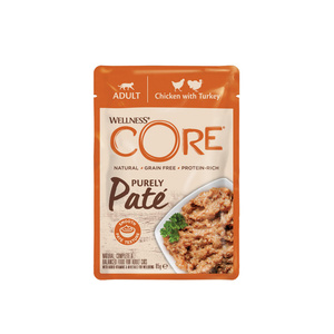 Wellness Core Purely Pate Karma Mokra Kurczak Indyk 8x85g