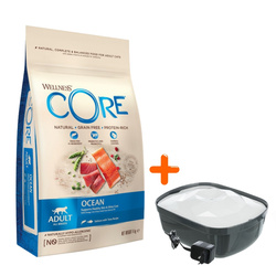 Wellness Core Ocean Salmon d/kota łosoś i tuńczyk 4 kg + gratis Poidełko