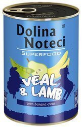 Dolina Noteci SuperFood Cielęcina i Jagnięcina 400g