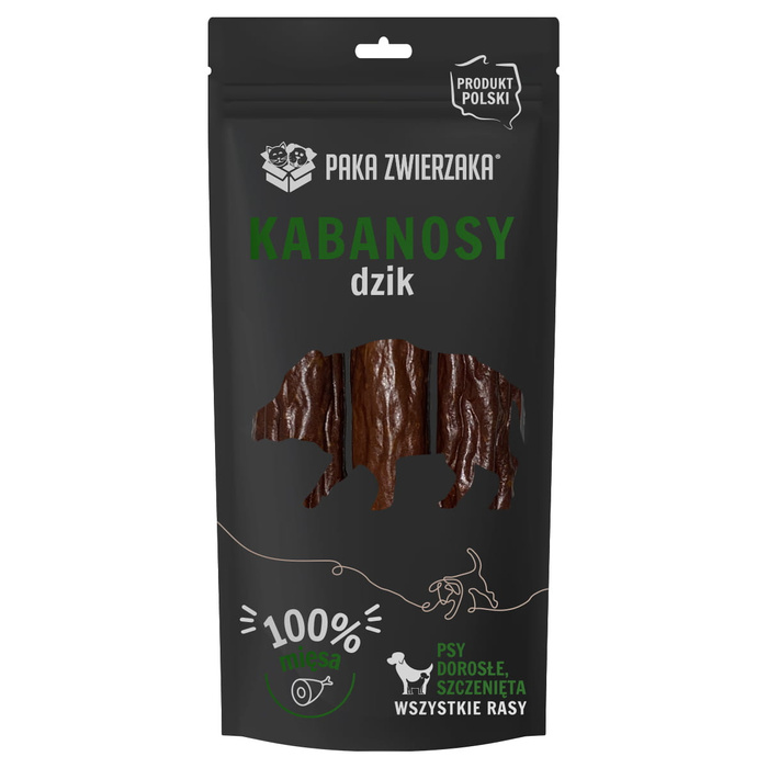 Paka Zwierzaka kabanosy z dzika 3szt.