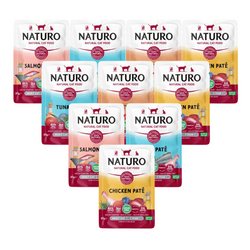 Naturo Grain Free Paté mix smaków 12x85g