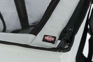 Trixie Fotel samochodowy dla psa szary/czarny 44x37x40cm