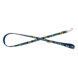Barry King Smycz granatowa wzór etniczny taśma polipropylenowa 16mm/120cm