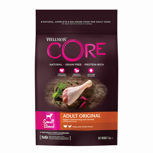Wellness Core Small Breed Original karma sucha dla dorosłych psów małych ras indyk i kurczak 5 kg
