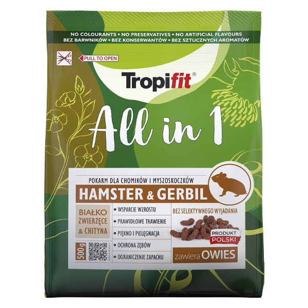 Tropifit All In 1 Hamster & Gerbil 500g