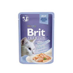 BRIT Pouches 85g Jelly Fillets with Salmon