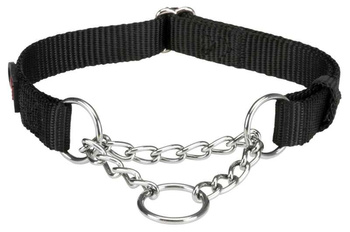 Dławik na taśmie 30-40cm/15mm czarny