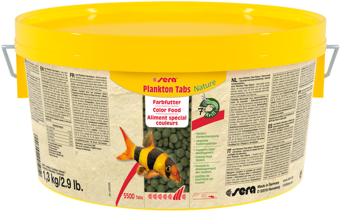 Sera Plankton Tabs Nature 1,3 kg pokarm wybarwiający w tabletkach