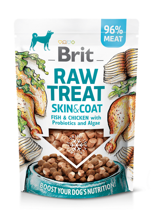 Brit Raw Treat Skin z rybą i kurczakiem 40g