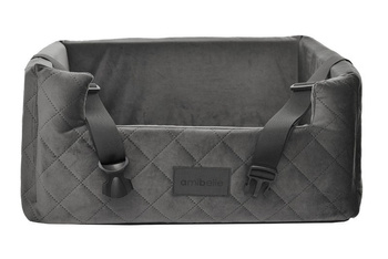 Amibelle Fotelik Samochodowy Molly Velvet szary L