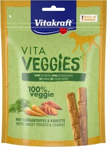 Vitakraft Vita Veggies Sticks z marchwią i słodkim ziemniakiem 80g