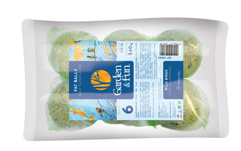 Garden&Fun kule tłuszczowe 6szt/540g