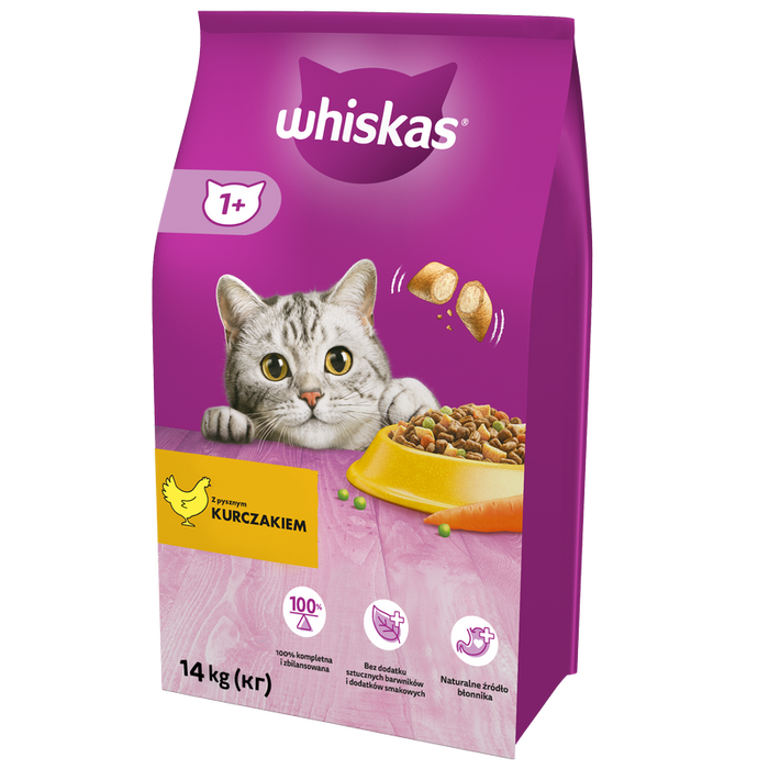 Whiskas Adult Kurczak z Warzywami 14kg