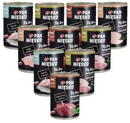 Pan Mięsko Adult Mix Smaków 12x400g