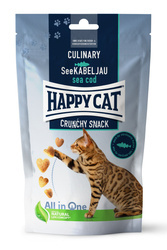 HappyCat Crunchy Snack z dorszem i groszkiem 70g