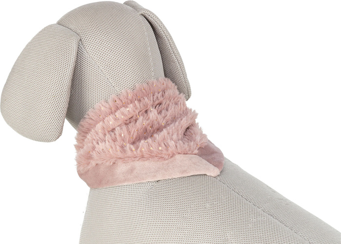 Trixie Xmas Bandanka dla psa plusz różowa 55cm