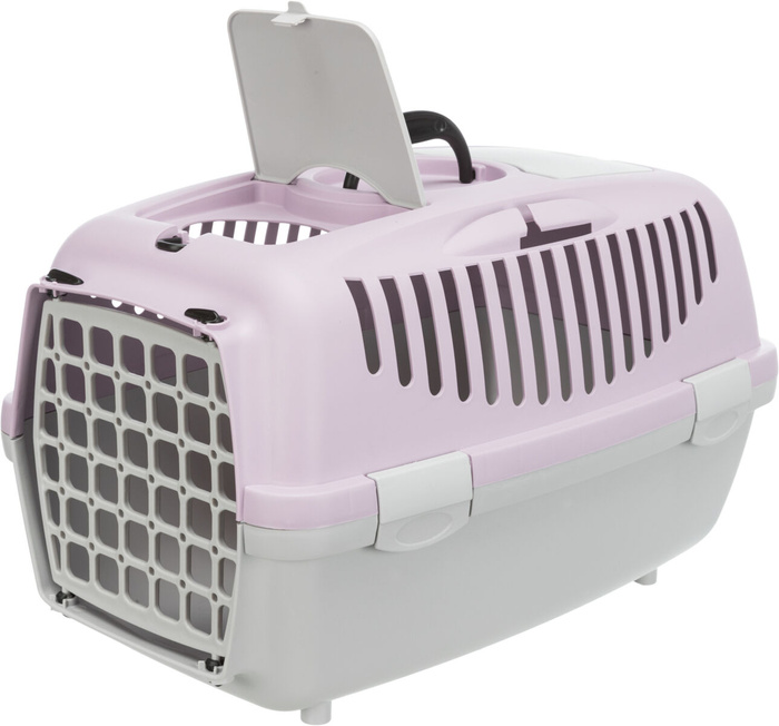 Trixie Transporter Capri 2 jasnoszary/jasny liliowy XS-S: 37x34x55cm max 8kg