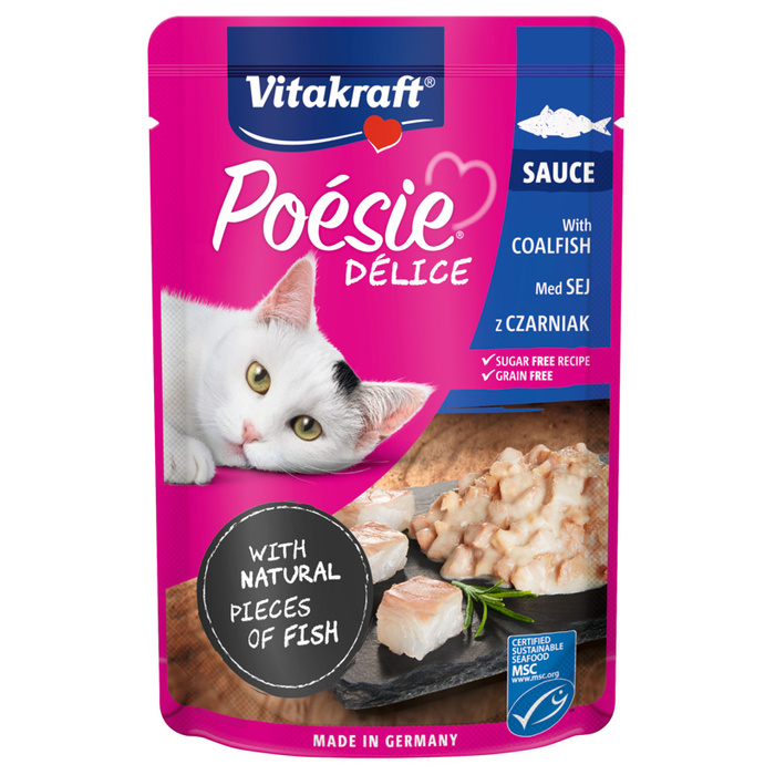 Vitakraft Poesie 85g Deli Sauce Czarniak