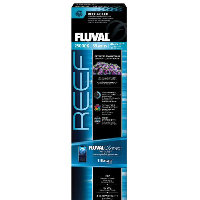 Fluval Reef 4.0 LED Oświetlenie do akwarium 59W 117,5-155,1 cm bluetooth