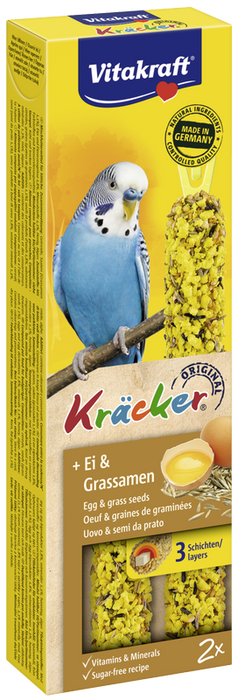 Vitakraft Kracker 2 szt. jajko i sezam dla papug 