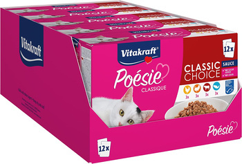 Vitakraft Poesie Classique multipak z rybą 60x85g