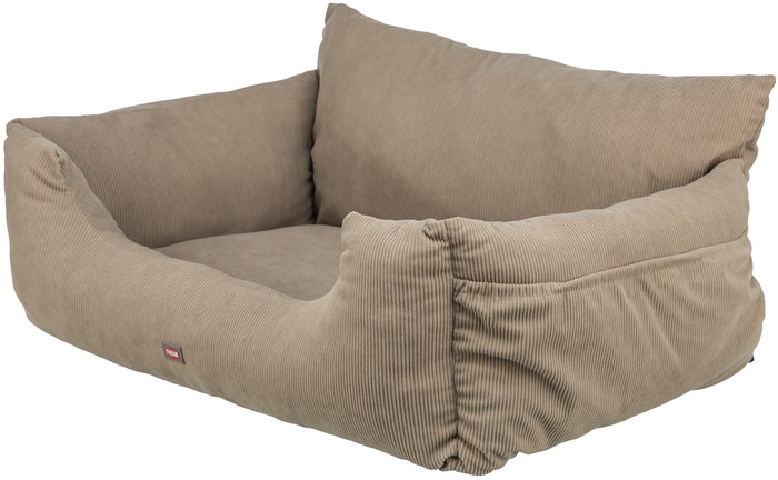 Trixie Fotelik samochodowy podwójny dla psa taupe 80x60x35cm