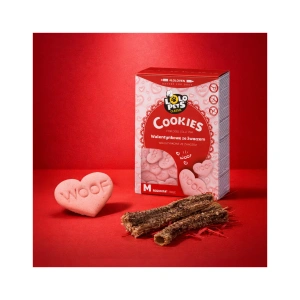 Lolo Pets Ciasteczka dla psa ze żwaczem Walentynkowe 700g