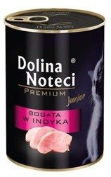 Dolina Noteci Premium 400g JUNIOR Bogata w Indyka