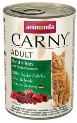 Animonda CARNY ADULT Wołowina i Sarnina 400g