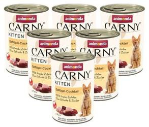 Animonda Carny Kitten koktajl drobiowy 6x400g