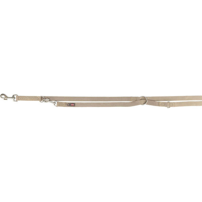 Trixie Smycz regulowana Premium taśma piaskowa L-XL: 2,00m/25mm