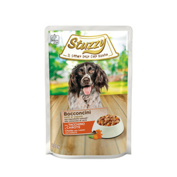 Stuzzy Dog Pouch chunks indyk z marchewką 100g